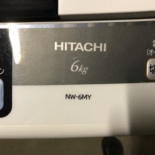 全自動洗濯機6k 中古 太田市西新町よりの画像