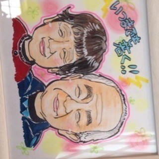 東向陽台！お一人様500円で似顔絵描きます！