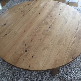 (お取引進行中)円卓 ちゃぶ台 ローテーブル