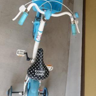 子供自転車16インチ 補助輪付きの画像