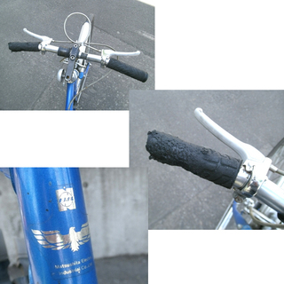 札幌 レア ナショナル ランディオーネ 27インチ 自転車 シートチューブ 約55ｃｍ クロモリの画像