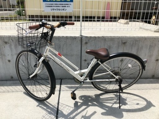 マルキン 6段変速 自転車 シティサイクル 27インチ