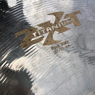 zildjian ZXT Titanium rock ride 20インチ 中古の画像