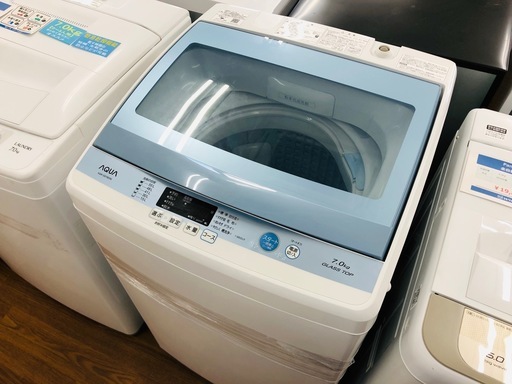 安心の6ヶ月保障付！2017年製アクアの全自動洗濯機です。【トレファク藤沢店】