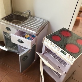 （CASDON）ちょっとリアルなおままごとキッチンの画像