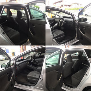 トヨタ プリウス 走行86000㎞ 純正SDナビ ETCの画像