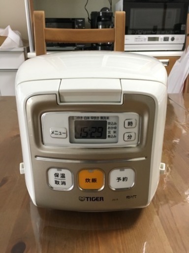 TIGER 3合炊き 炊飯ジャー 炊きたて