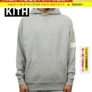KITH パーカー ロゴ刺繍の画像