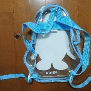 🐧ピングー 透明ビニールデイバッグ【未使用】の画像