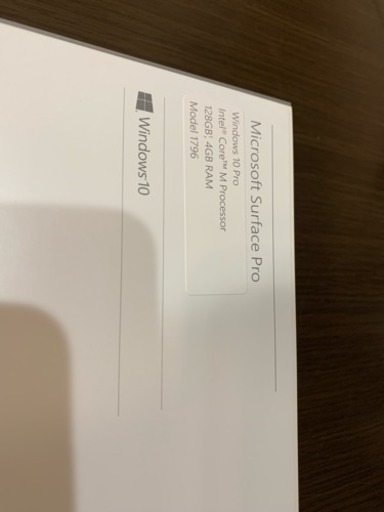 中古 surface pro 5 値下げしました。
