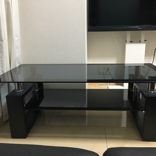 【お洒落】ガラステーブルの画像