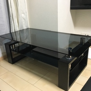 【お洒落】ガラステーブル