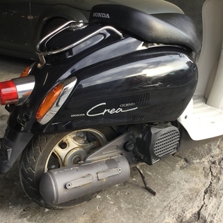 【長野県諏訪市より】ジョルノクレア　4スト水冷　程度良し！　キャブOH　バッテリー新品付！　すぐ乗れますの画像