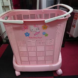 【お買い上げありがとうございました】ランドリーバスケット ハローキティの画像