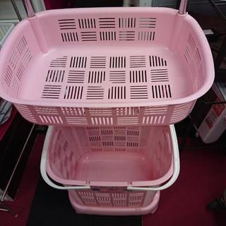 【お買い上げありがとうございました】ランドリーバスケット ハローキティの画像