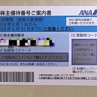 ANA株主優待