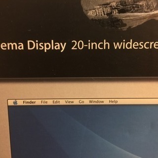 【値下】Apple Cinema  Display 20インチの画像