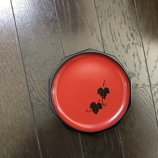 桜皮細工の菓子鉢と銘々皿のセット【新品未使用品：伝統工芸品】の画像