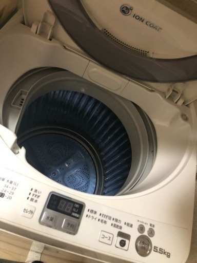 【中古】SHARP 洗濯機 5.5kg