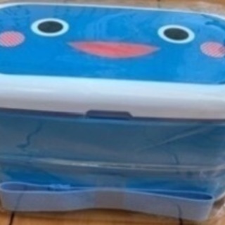 2段弁当箱、お箸付き、未使用の画像