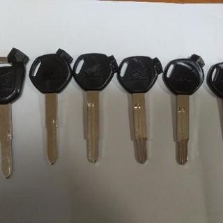 ホンダ　バイクのシャッターキー付きの合鍵作成します。の画像