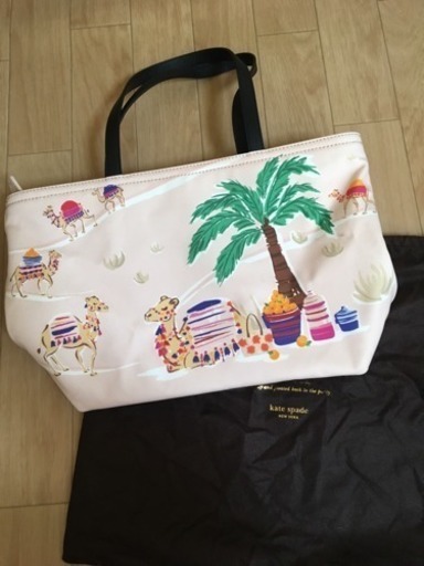 ケイトスペード ラクダ柄トートバッグ