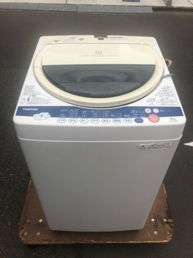 洗濯機 2012年製 Toshiba 大容量6キロ AW-60GK