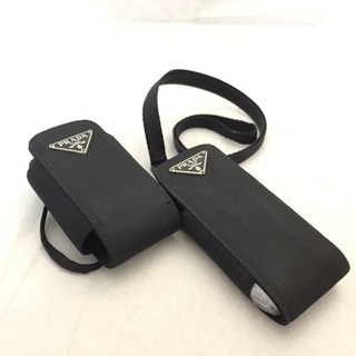 PRADA プラダ 黒ナイロン テステート シガレットケース た...