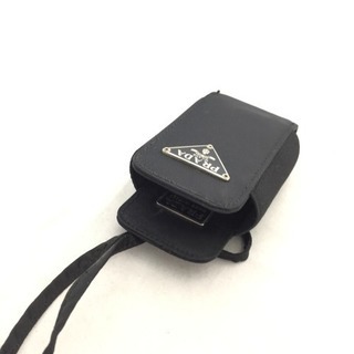PRADA プラダ 黒ナイロン テステート シガレットケース たばこケース アンティーク レトロモダンの画像