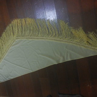 ベリーダンス フラメンコ ヒップスカーフ 黄色の画像