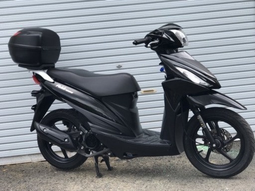 美車! 程度良好! スズキ アドレス110 ブラック 8200km!  小型バイク スクーター 2人乗 通勤 通学 急ぎ 即納