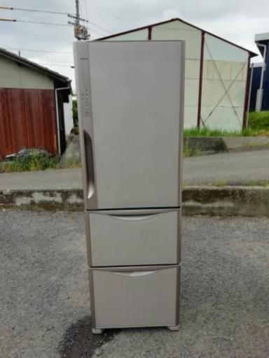 HITACHI　2014年製　365L冷蔵庫　配達可　R-K370EV