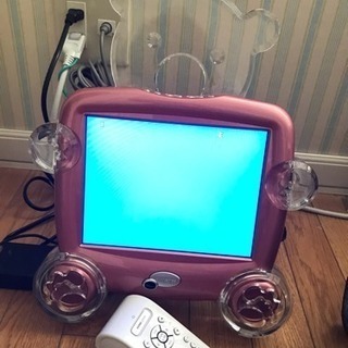 アナログテレビ  10インチ  テディベアの画像