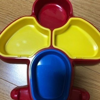 キッズプレート 飛行機 プラスチック