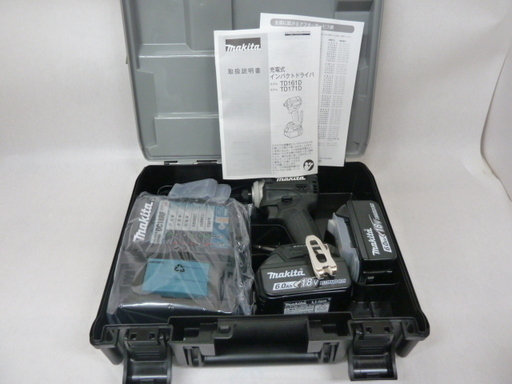 未使用品/マキタ◆18V/インパクトドライバー★TD171DRGX(B)◆黒/6.0Ah☆TD171DRGXB