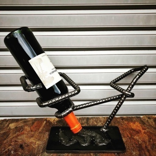 鉄製ワインスタンド