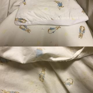 ピーターラビット ベビークーハン ベビーかご 籠 キャリー 幅80cm×奥行45cm×高さ20cmの画像
