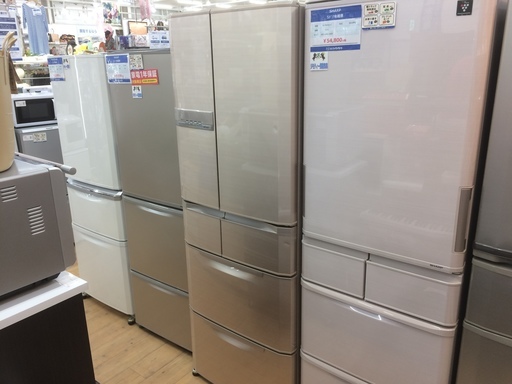 お買い得品！MITSUBISHI6ドア冷蔵庫がお値打ち価格！