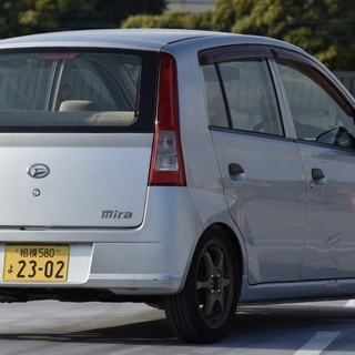 ■大赤字■ミラ■5MT■2万km■検2年付■名変無料■社外アルミ■ローダウン■新品ボス■MOMOステ■ブーツ新品■社外マフラー■その他色々■の画像