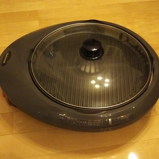 無料♪ナショナルホットプレート*フラット・波型プレートの2枚組