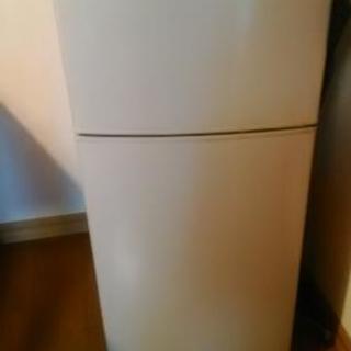 冷凍冷蔵庫125L 三菱ツードア　引き取り