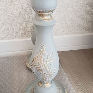 フレンチテイストの壁掛け時計、オブジェ一式の画像