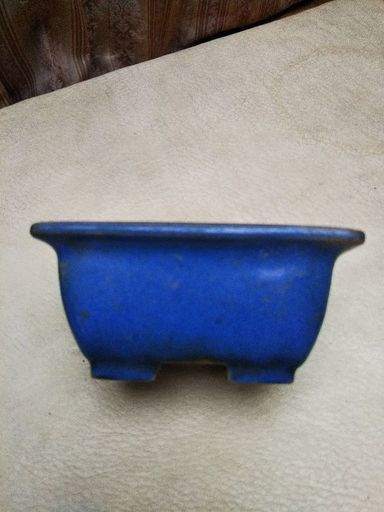 鳥泥呂均窯外縁長方鉢