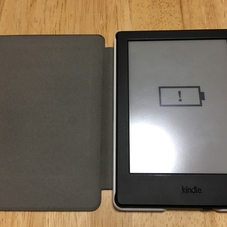 Kindle Wi-Fi 4GB カバー（アイリスの絵）付きの画像