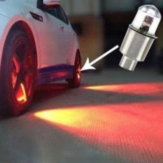 【業界最安】バイク車ストロボLEDタイヤバルブキャップ4個セット...