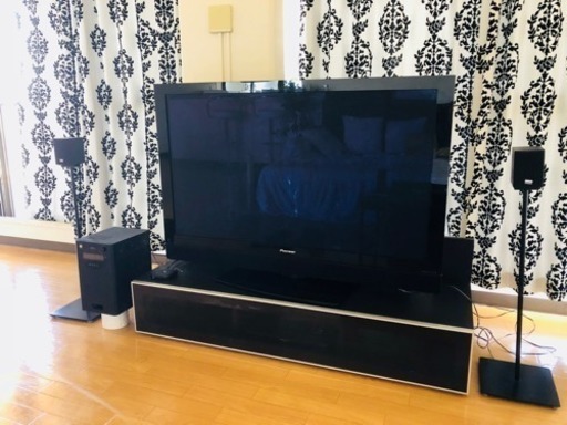 ホームシアターセット 5.1chサラウンドスピーカー サブウーハー フック無料