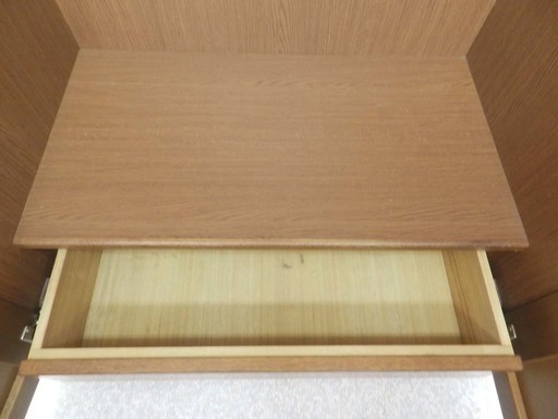 ナラ材クローゼット 幅854㎜ 【大塚化学家具】 洋服箪笥 タンス☆ PayPay(ペイペイ)決済可能 ☆ 札幌市 北区 屯田