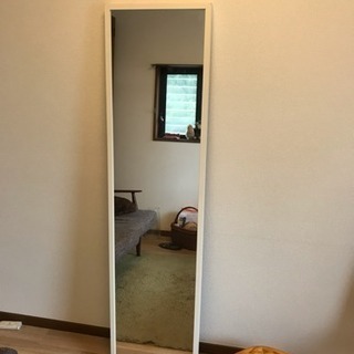 スタンドミラー ホワイト