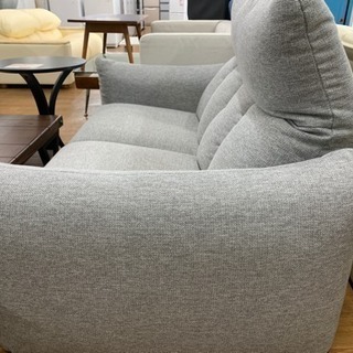 ソファ リクライニングソファ グレー USED品 美品