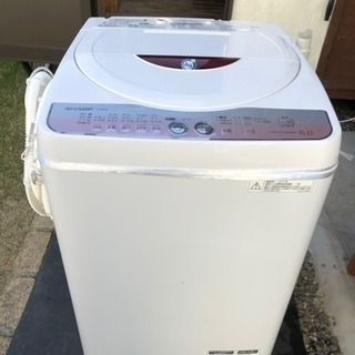 SHARP  全自動洗濯機  6.0キロの画像